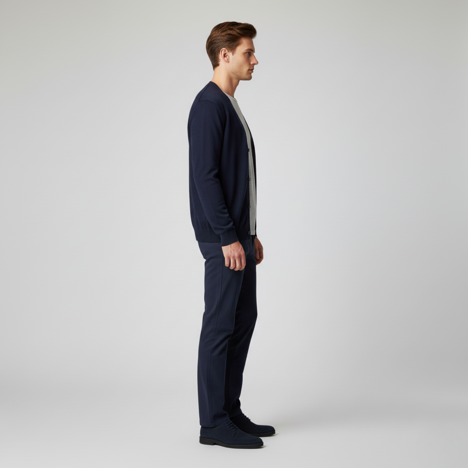 The Shawn - Men’s cardigan with front buttons