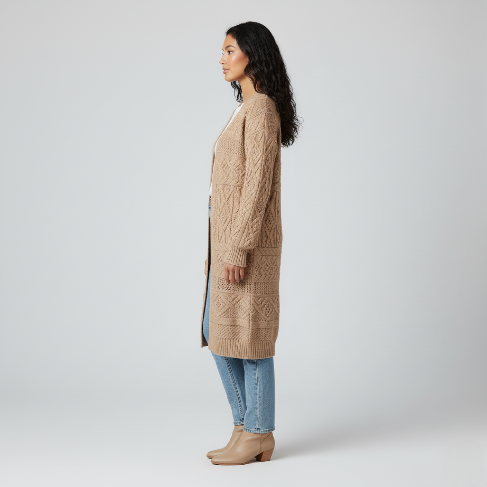 Ann - Long-sleeve knit cardigan