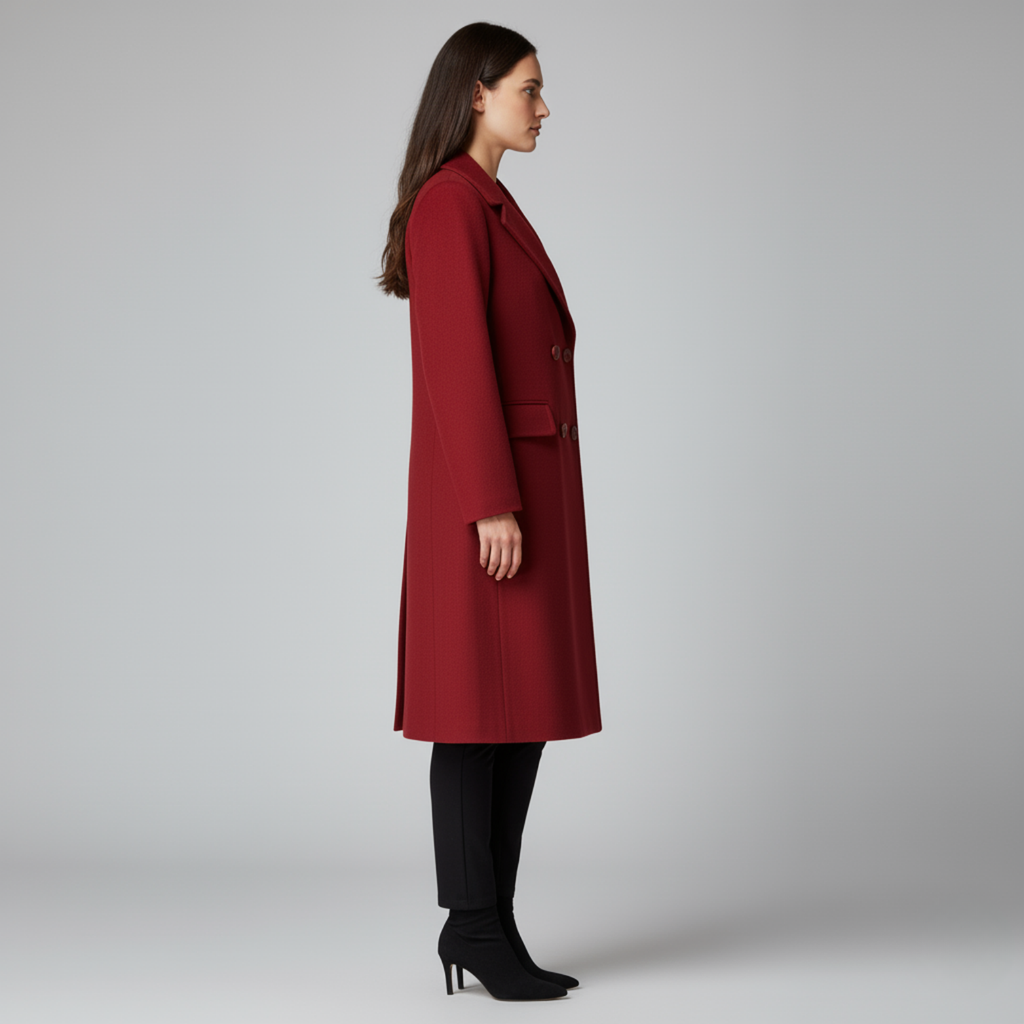 Julia - Double-breasted winter coat for women