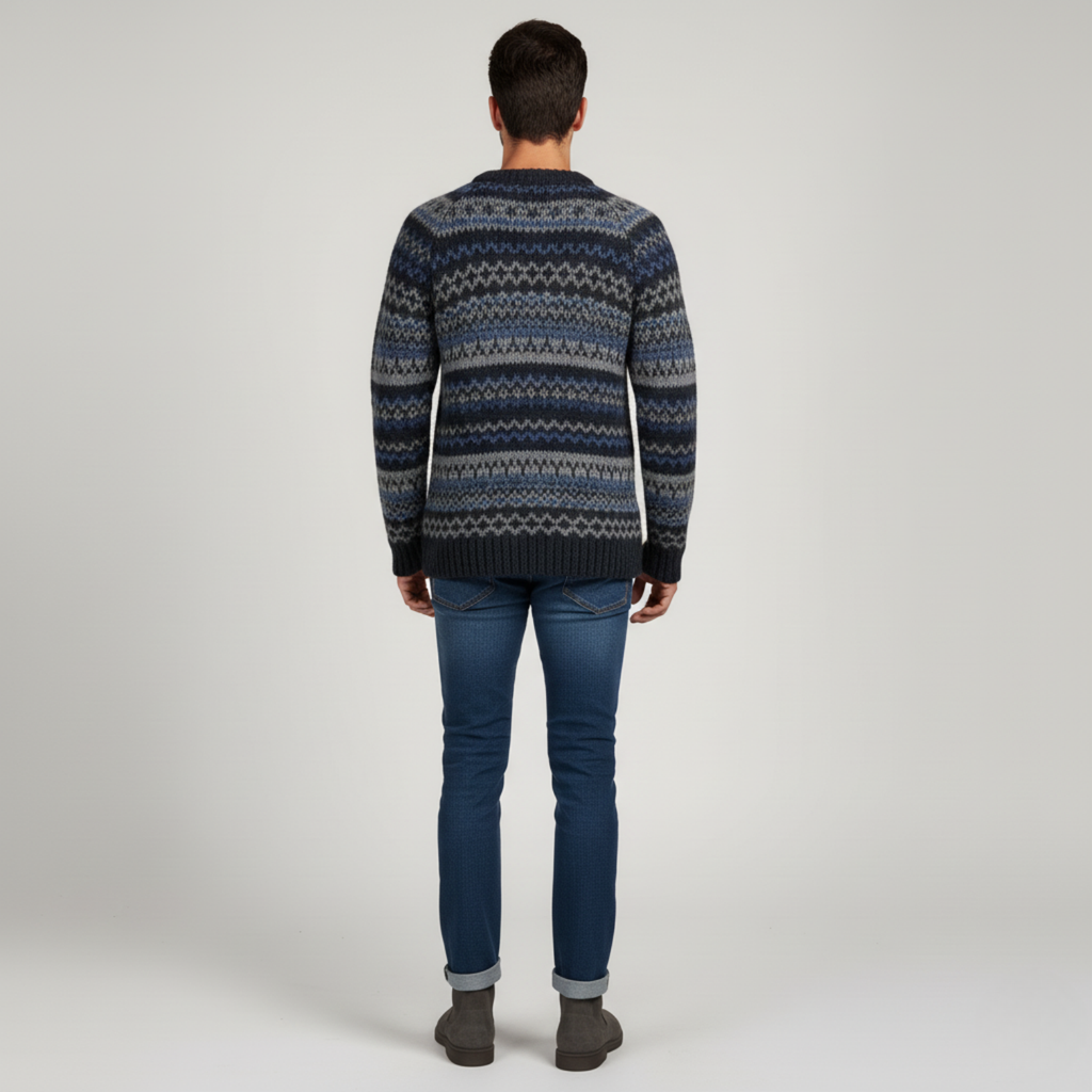 The Damien - Men’s long-sleeve knitted sweater