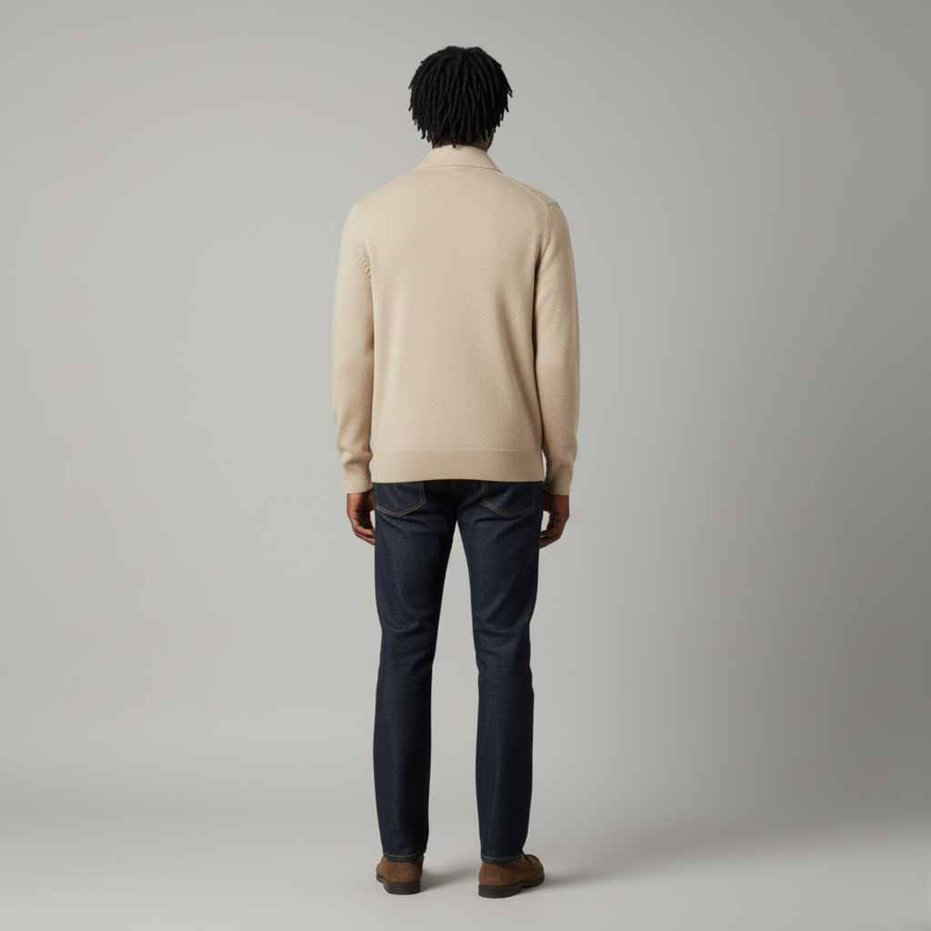 The George - Zip-up cardigan with long sleeves
