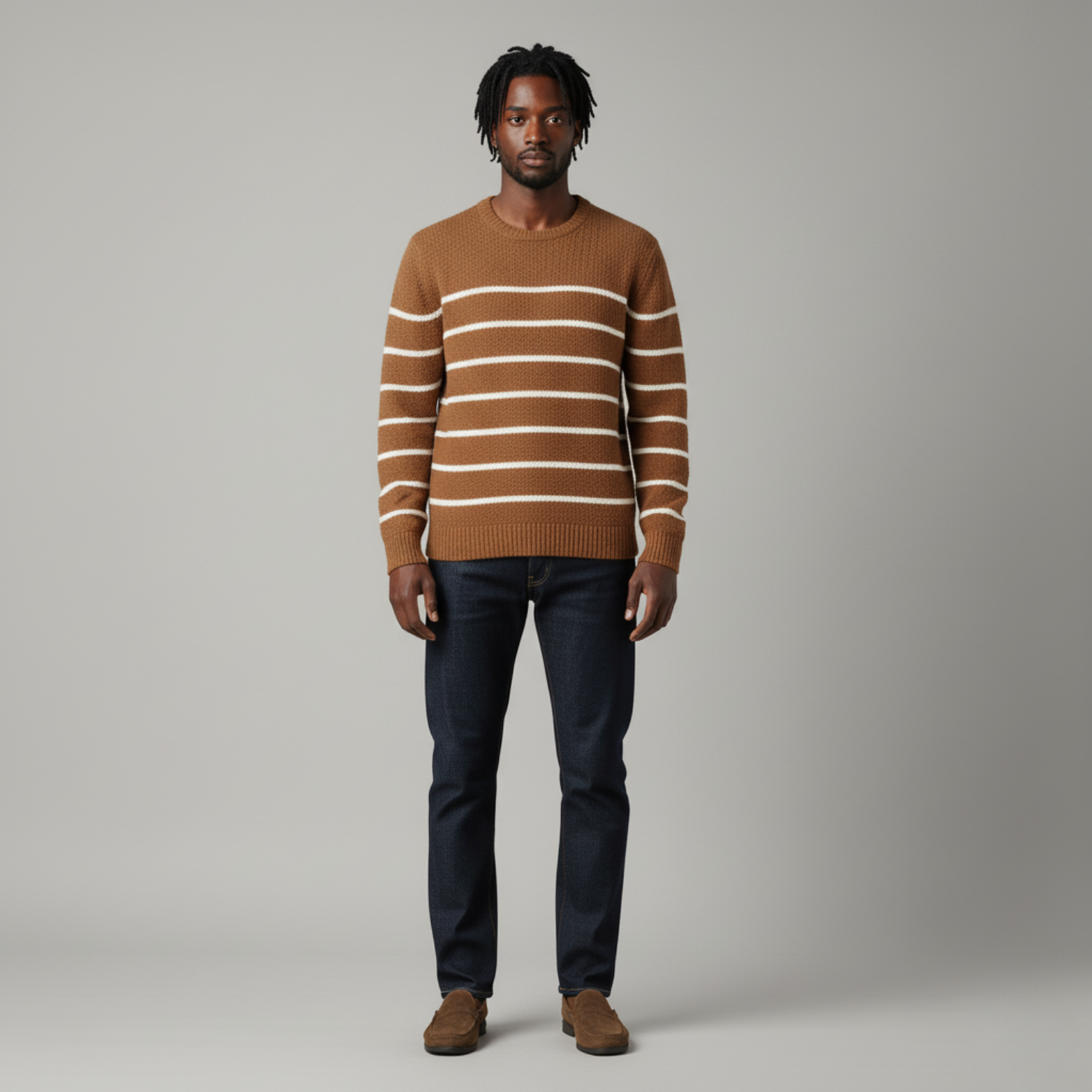 The Grayson - Sweater with long sleeves and round neckline