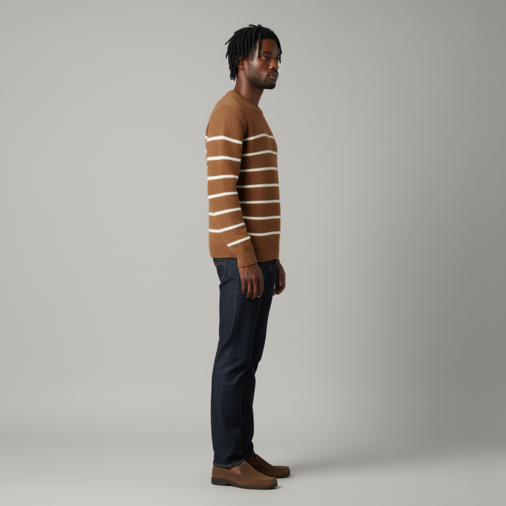 The Grayson - Sweater with long sleeves and round neckline