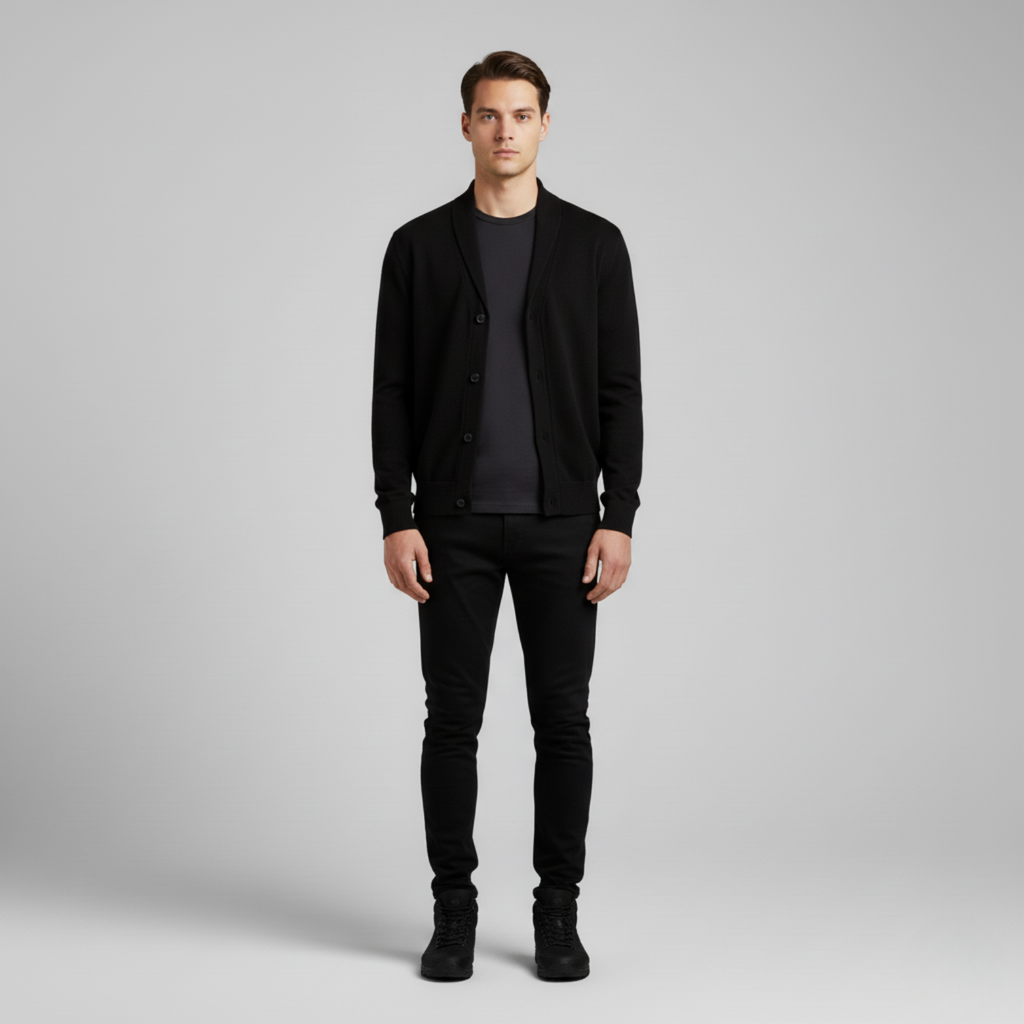 The Simon - Men’s cardigan for winter