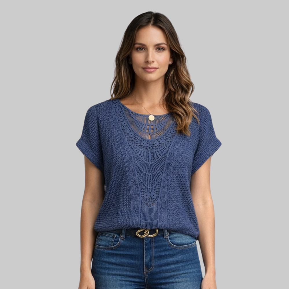 Evie Women’s T-Shirt – Cotton Breathable Slim Fit Casual Summer Top