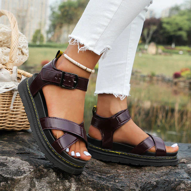 Olivia Women’s Sandals – Arch Support Cushioned Lightweight Summer Fit