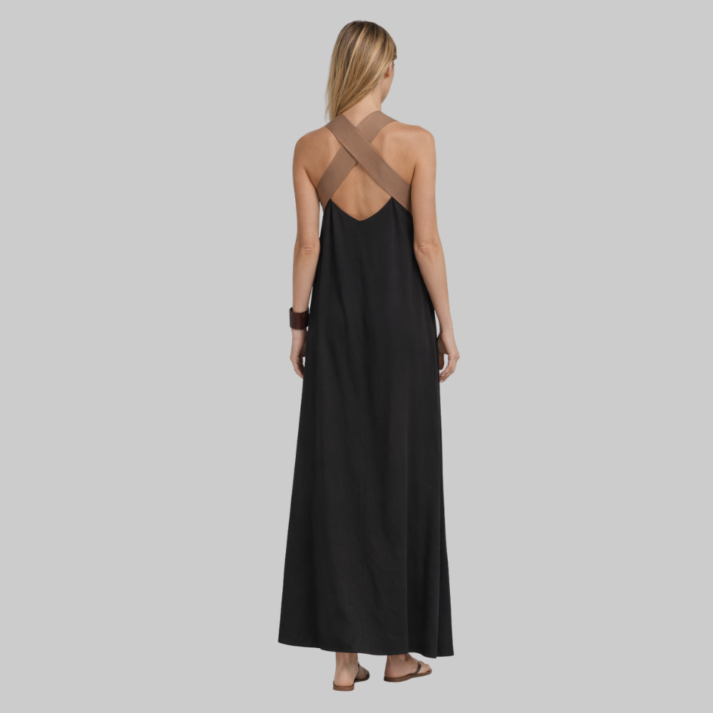 Delphine Women’s Summer Dress – Lightweight Off Shoulder Dress with Flowing Fit
