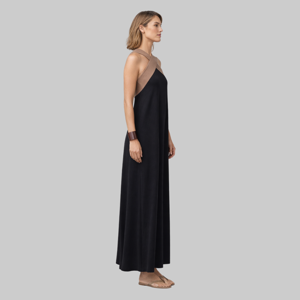 Delphine Women’s Summer Dress – Lightweight Off Shoulder Dress with Flowing Fit