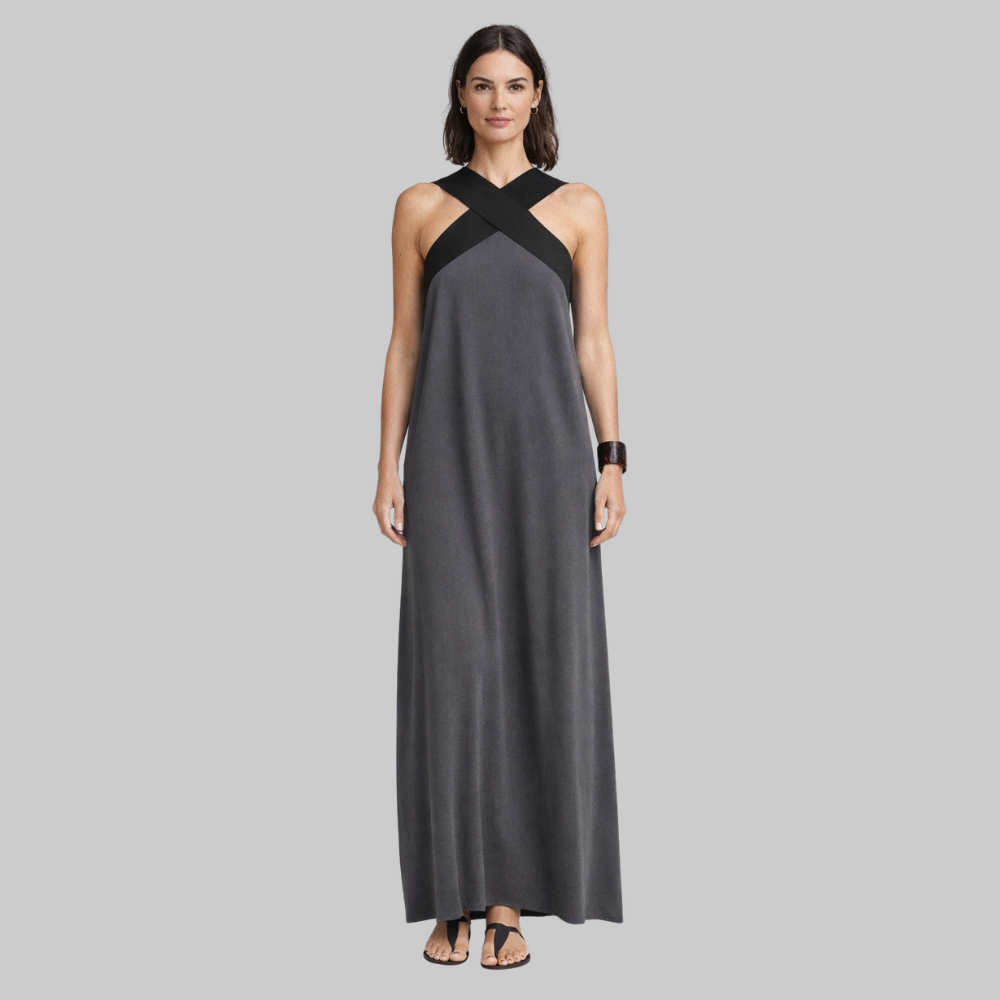 Delphine Women’s Summer Dress – Lightweight Off Shoulder Dress with Flowing Fit