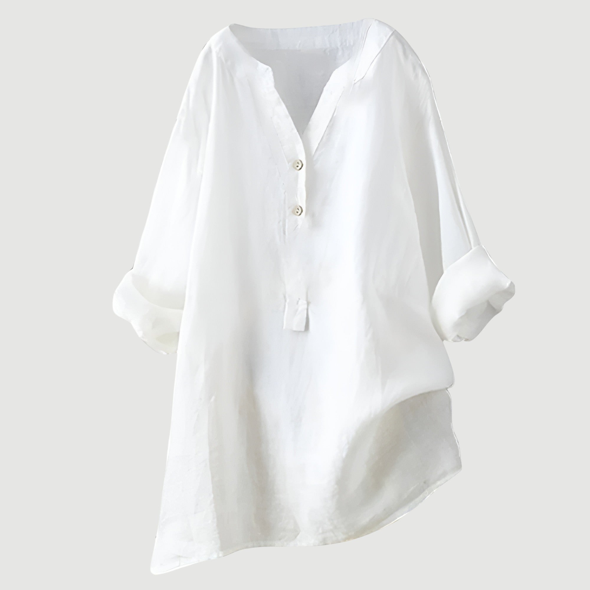 Freja Women’s Linen Shirt – Breathable Lightweight Loose Fit Summer Casual Top